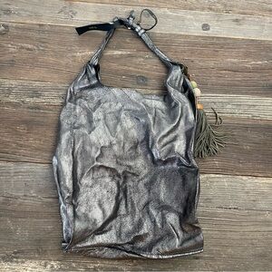 ANITA BILARDI Women's Metallic Shoulder Bag